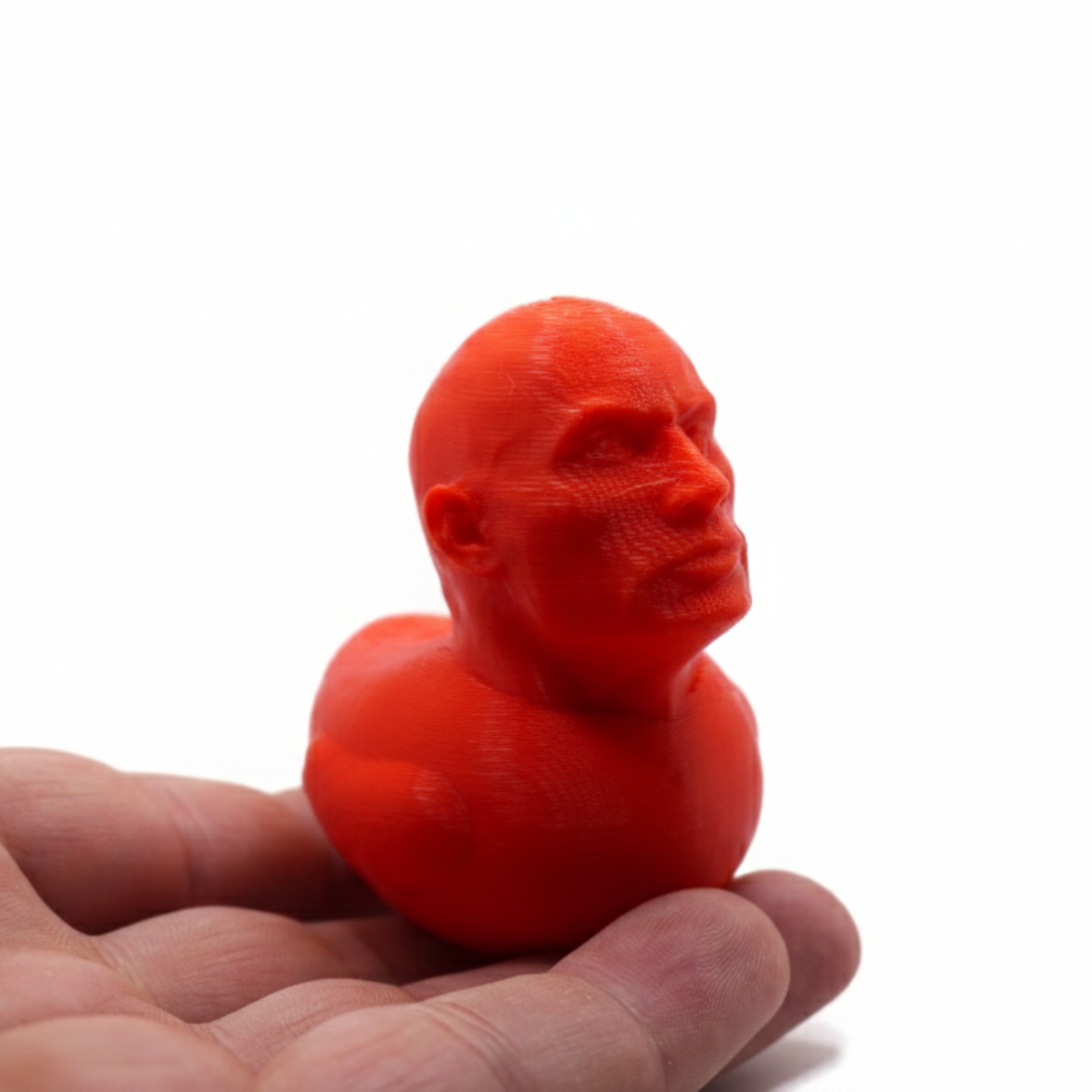 Funny Muscle 'The Rock' Rock Duck Figurine - CraftyLabz