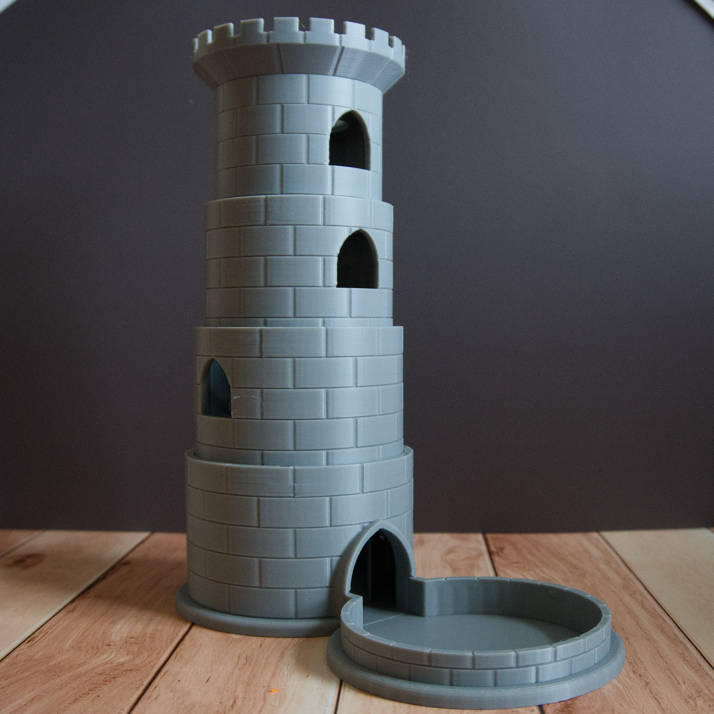 Castle Turret Collapsible Dice Tower