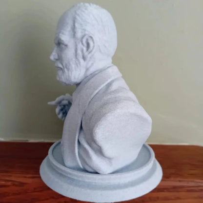 Sigmund Freud Bust Decor – Unique Desk Toy & Gift for Book Lovers - CraftyLabz