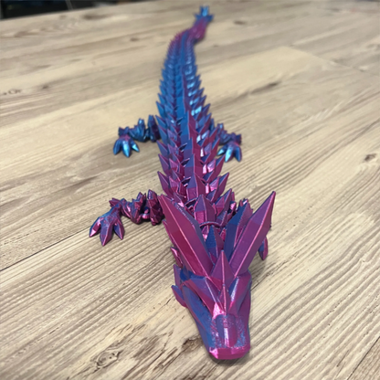 Articulated Dragon Fidget Toy 2FT | Sensory Desk Toy - CraftyLabz
