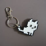 Cat 8-Bit Pixel Keychain | Retro Gift | Eco UK - CraftyLabz