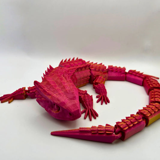 Articulated Fidget Lizard | Flexi Sensory Reptile Toy - CraftyLabz