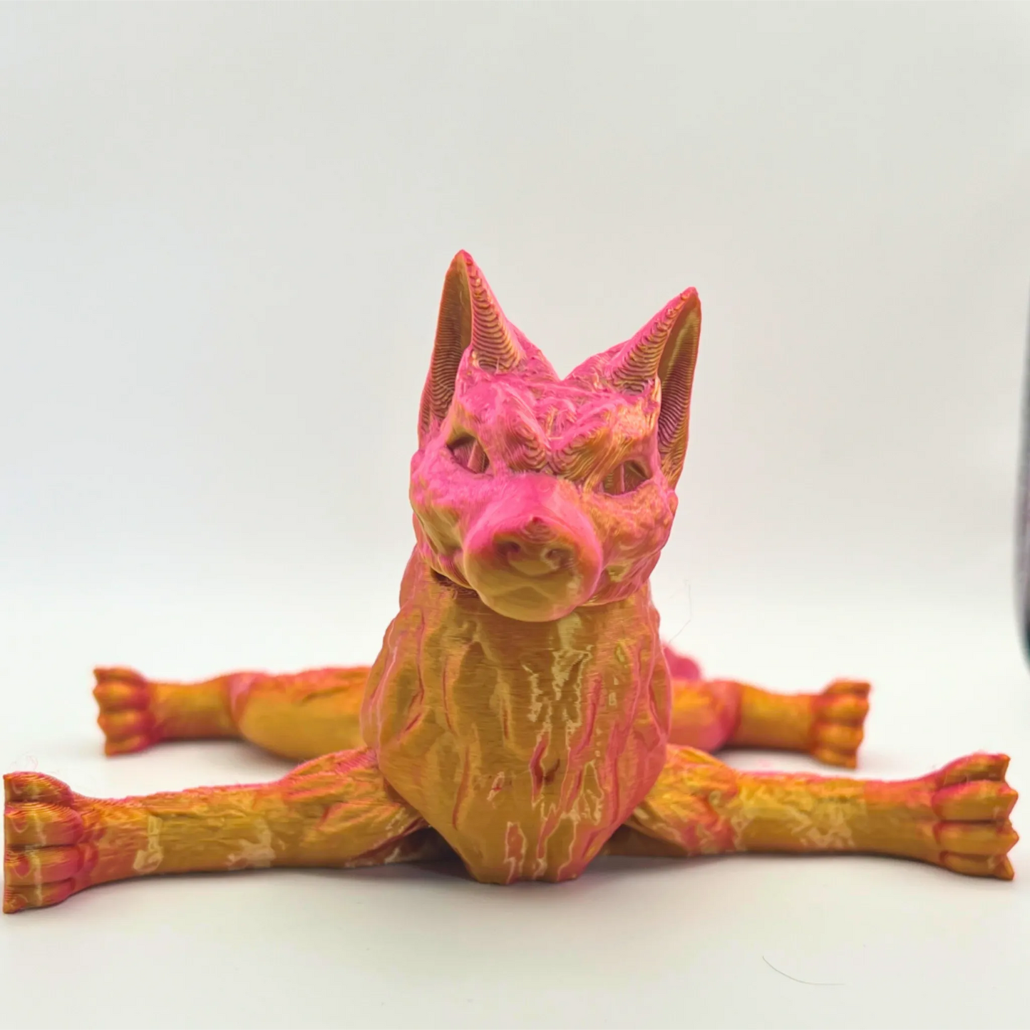 Wolf Fidget Toy | Articulated Wolf - CraftyLabz