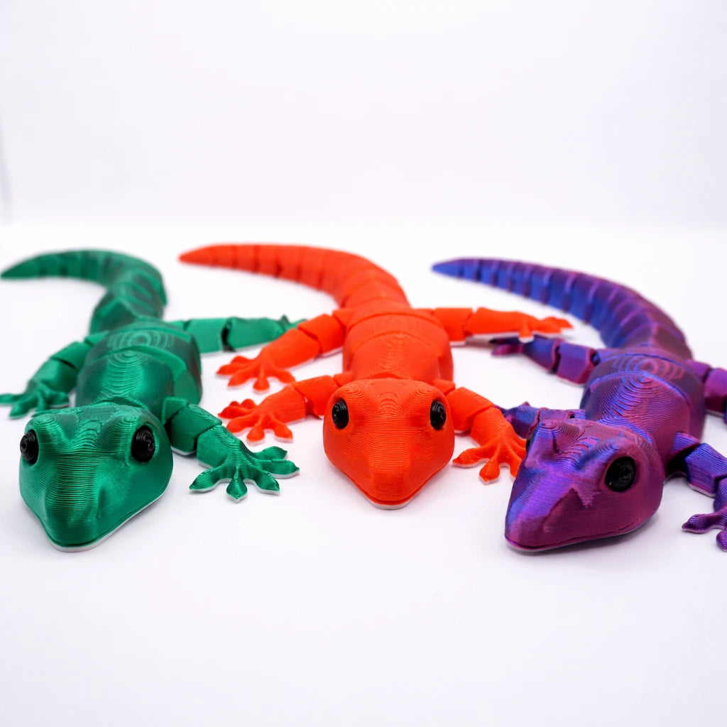 Articulated Gecko Fidget Toy – Desk Toy & Unique Gift Idea - CraftyLabz