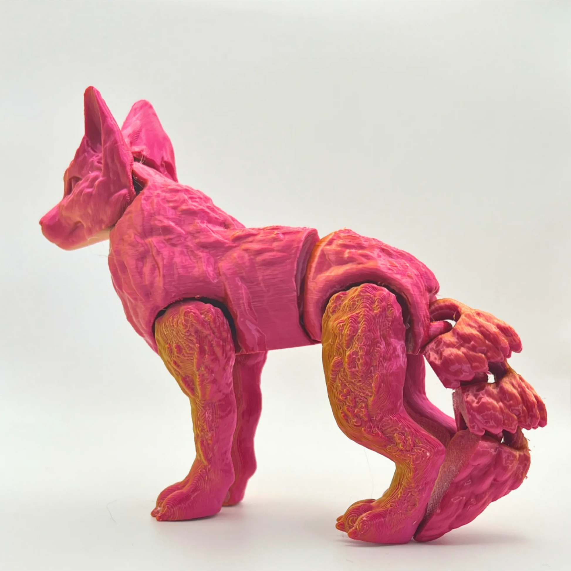 Wolf Fidget Toy | Articulated Wolf - CraftyLabz
