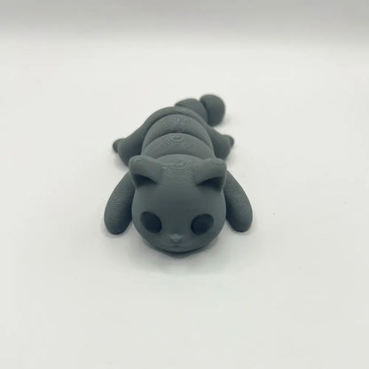 Articulated Baby Fidget Cat – Pocket-Sized Kitty Desk Toy & Keychain - CraftyLabz