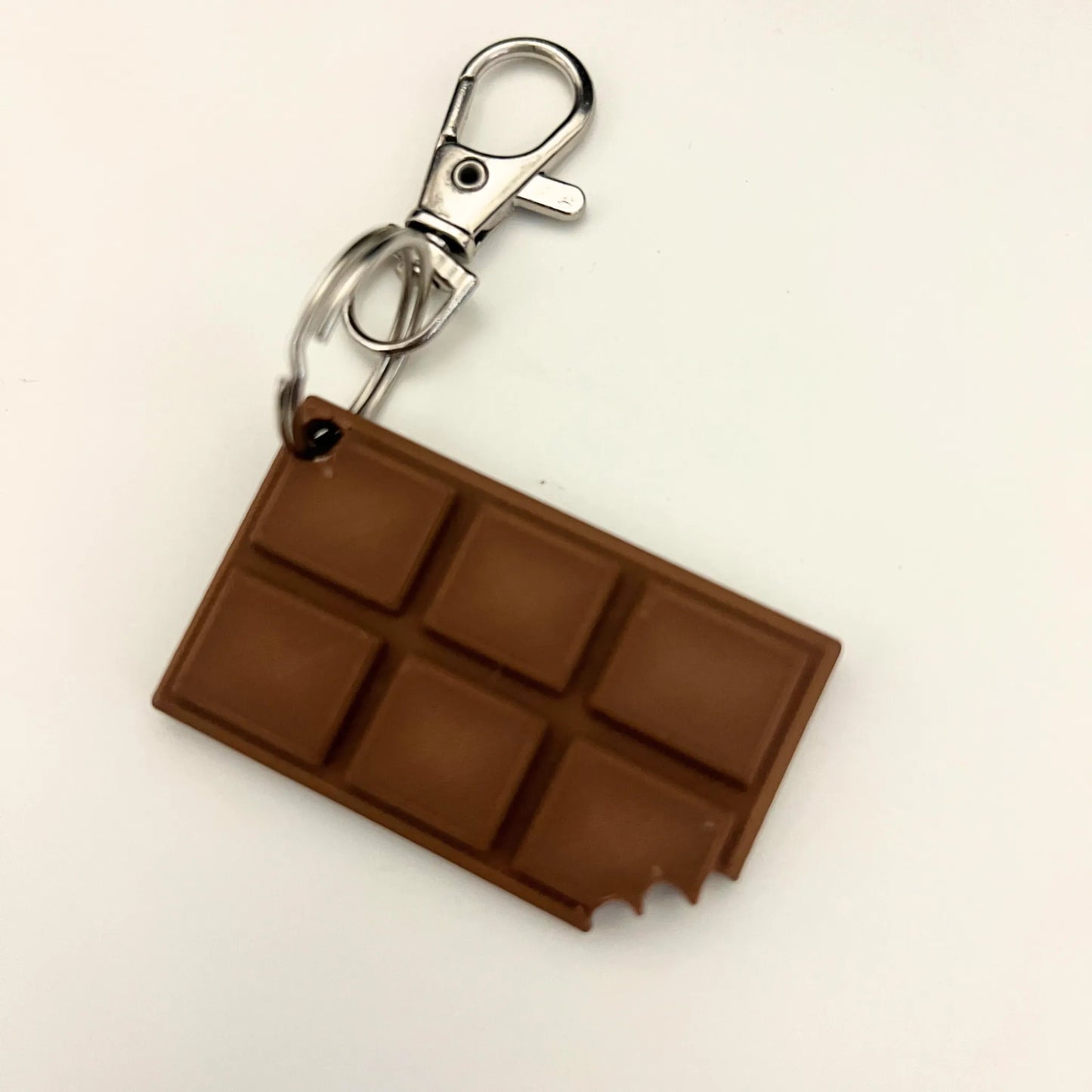 Bitten Chocolate Bar Keychain | Eco Novelty Accessory - CraftyLabz