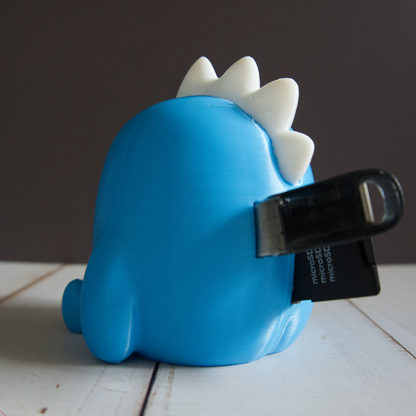 Blue Monster Cable Holder & USB/SD Card Storage