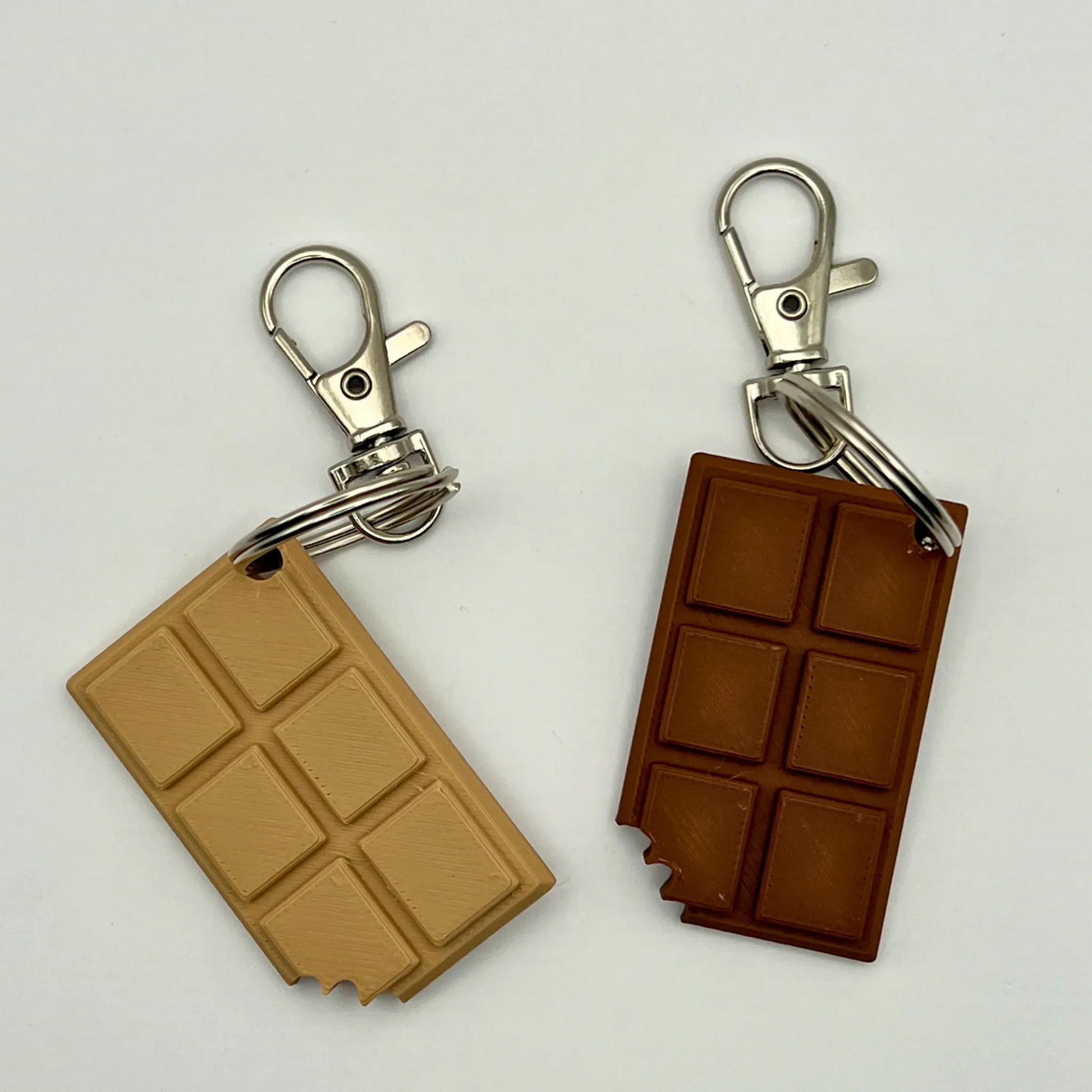 Bitten Chocolate Bar Keychain | Eco Novelty Accessory - CraftyLabz