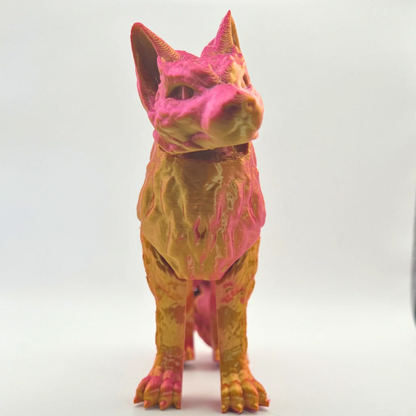 Wolf Fidget Toy | Articulated Wolf - CraftyLabz