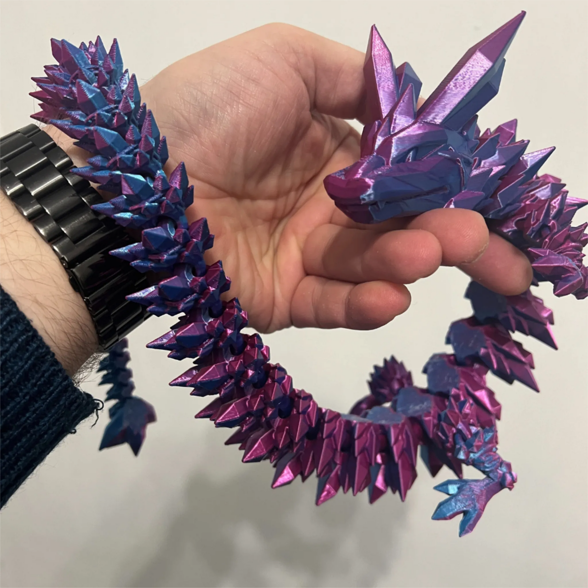 Articulated Dragon Fidget Toy 2FT | Sensory Desk Toy - CraftyLabz