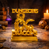 Dungeons & Dragons Logo Decor – Gamer Gift & Desk Display - CraftyLabz