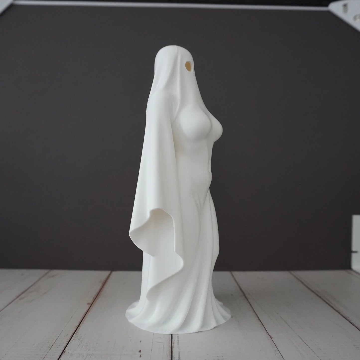 Ghost Lady Figurine | Spooky Home Decor Collectible
