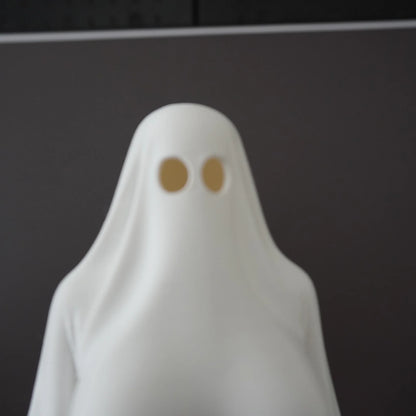 Ghost Lady Figurine | Spooky Home Decor Collectible
