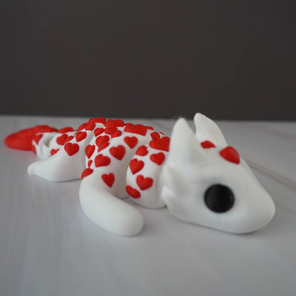 Love Dragon Fidget Toy | Articulated Flexi Dragon - CraftyLabz