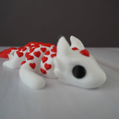 Love Dragon Fidget Toy | Articulated Flexi Dragon - CraftyLabz