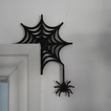Spider Web Door Frame Sitter | Halloween Home Décor - CraftyLabz