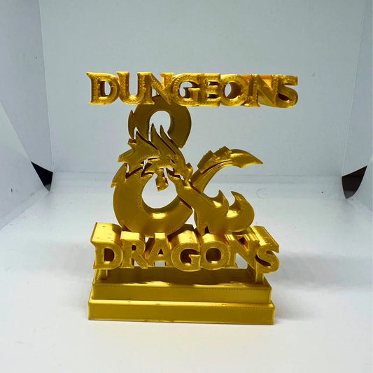 Dungeons & Dragons Logo Decor – Gamer Gift & Desk Display - CraftyLabz