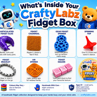 Fidget Gift Box | 7-Piece Sensory Fidget Toy Set