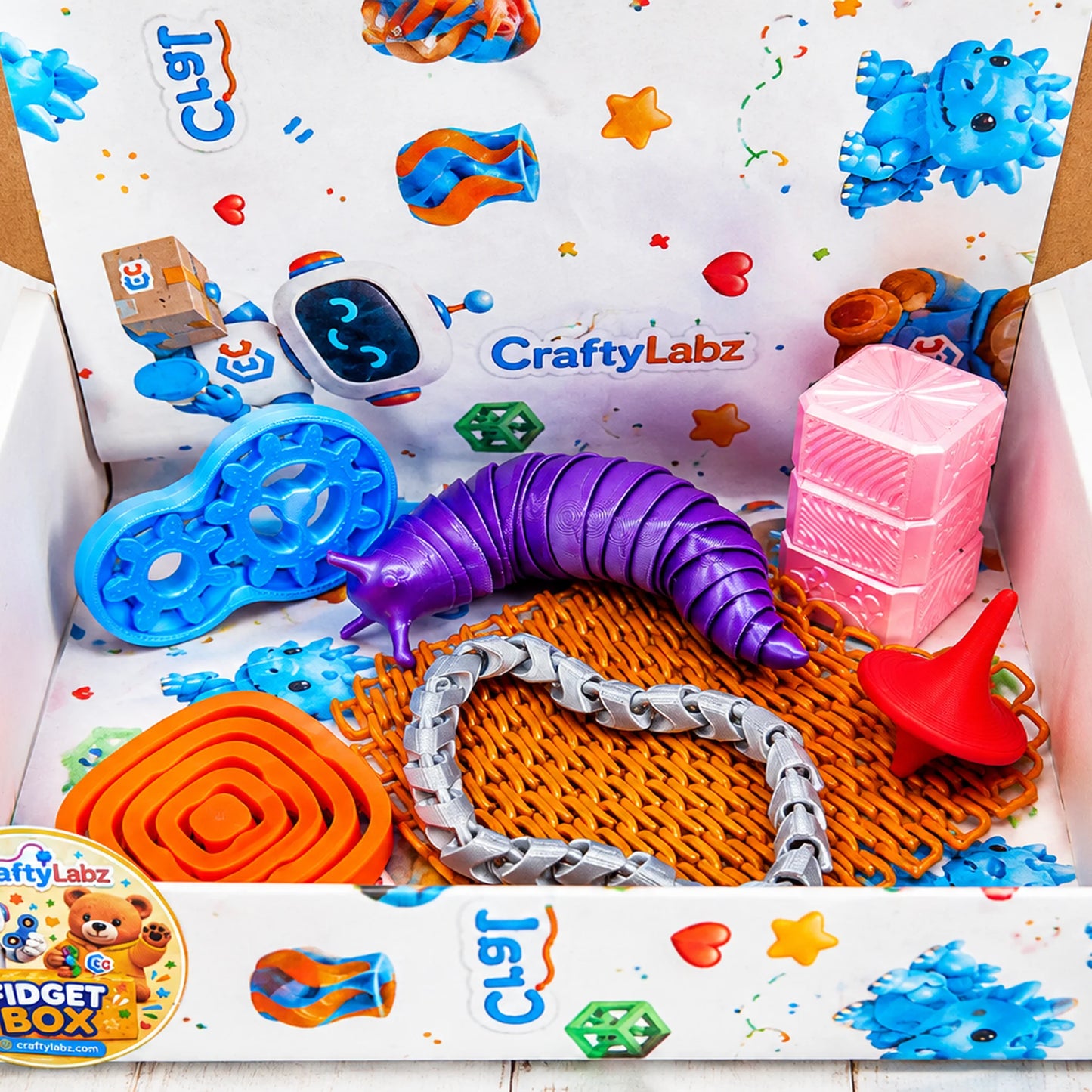 Fidget Gift Box | 7-Piece Sensory Fidget Toy Set