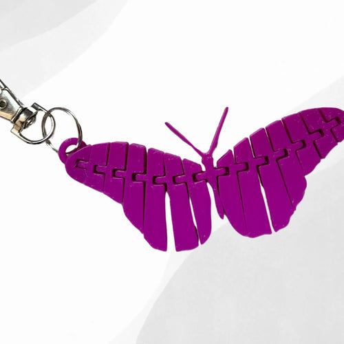 Articulated Fidget Butterfly Fidget Keyring