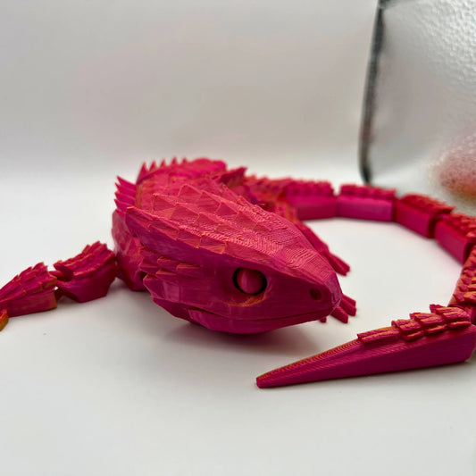 Articulated Fidget Lizard | Flexi Sensory Reptile Toy - CraftyLabz