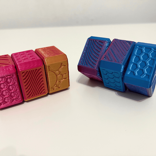 Silent Fidget Squares | Sensory Desk Toy)