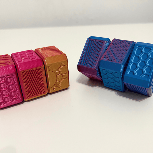 Silent Fidget Squares | Sensory Desk Toy)