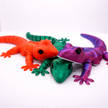 Articulated Gecko Fidget Toy – Desk Toy & Unique Gift Idea - CraftyLabz