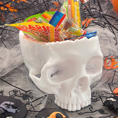 Skull Candy Bowl | Halloween Decor & Treat Dish