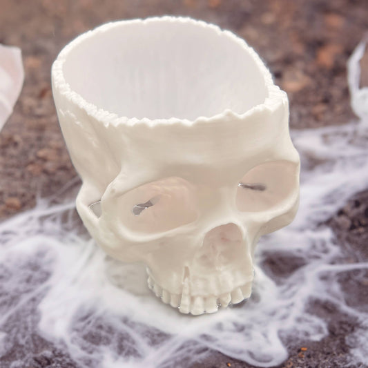 Skull Candy Bowl | Halloween Decor & Treat Dish - CraftyLabz