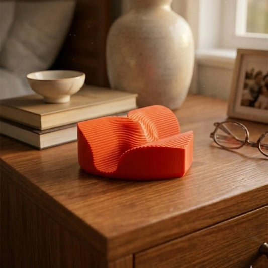 Heart-Shaped Desktop Phone & Tablet Stand | Aesthetic Office Decor & Gift - CraftyLabz