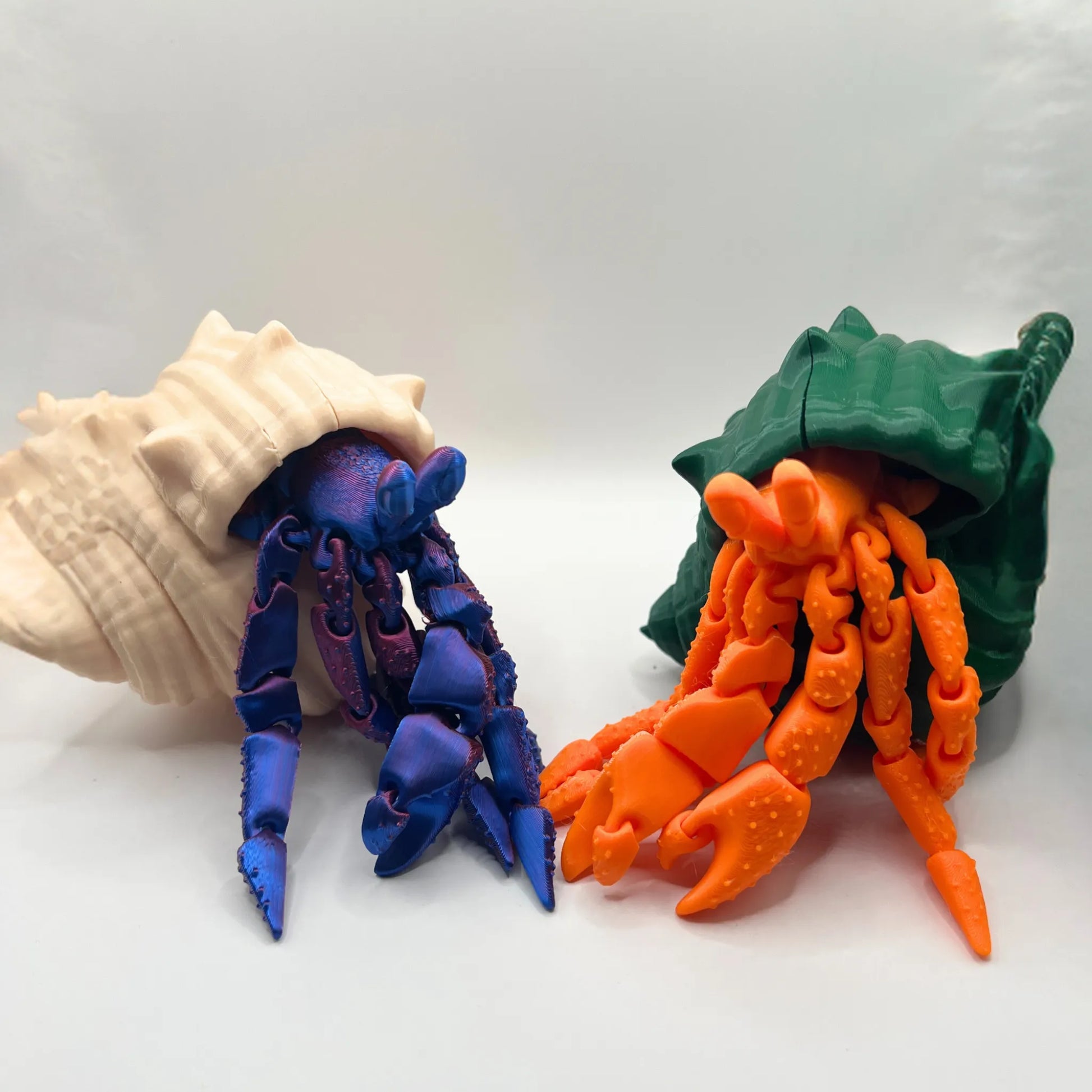 Articulated Hermit Crab Fidget Toy | UK Handmade Sealife - CraftyLabz