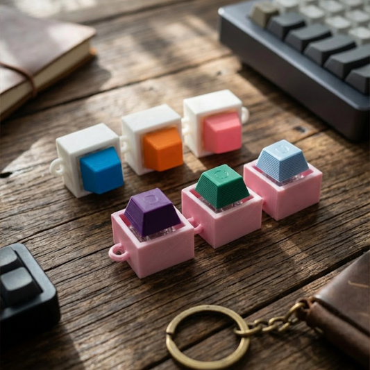 Mechanical Trio Tactile Fidget Clicker | Sensory Desk Toy & Keychain - CraftyLabz