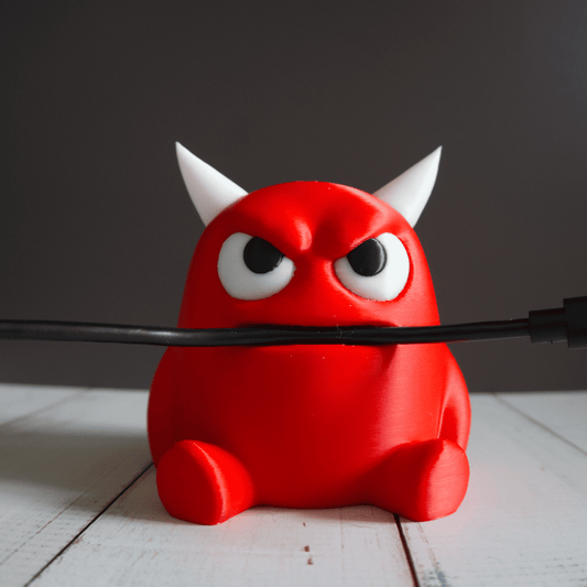 Red Monster Cable Holder & USB SD Card Organiser