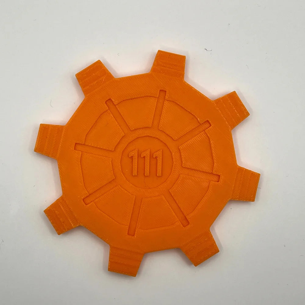 Fallout Door Inspired Coasters - CraftyLabz