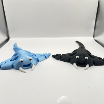Manta Ray Fidget Toy – Articulated Desk Toy & Unique Gift Idea - CraftyLabz